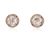 Kate Spade New York Rose Gold Transparent Sparkle Spherical Earrings