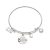 Karma Silver Mother & Daughter Bangle – One Size