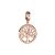 Rebecca Rose Gold Crystal Tree Of Existence Appeal – Silver