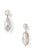 Kate Spade New York Silver Crystal Rock Drop Earrings – Silver