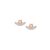 Nomination Sweetrock Rose Gold Winged Middle Crystal Earrings