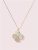 Kate Spade New York Gold Spade Motther of Pearl Flower Pendant Necklace