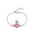 Vivienne Westwood Rose Crystal Francette Bracelet – Silver