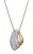 Orphelia WoMens 925 Sterling Silver Pendant with Chain – Gold ZH-4528 – One Size