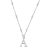 ChloBo Silver Iconic Preliminary Necklace – Letter A