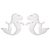 Disney Princess Ariel Earrings – Silver