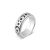 Argento Silver Moon & Famous person Calm Spinner Ring – Ring Measurement 52 Silver