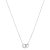 Argento Silver Interlink Twist Necklace – 42cm