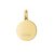 Over & Over Gold Round Pendant – Gold