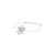 Swarovski Volta Silver Bow Bracelet – 19.5cm