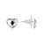 August Woods Silver Crystal Center Earrings – Silver