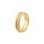 Argento Gold Chunky Plait Ring – 60