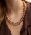 Gold Tone Curb Chain Necklace New Glance