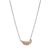 Pandora Two-tone Floating Curved Feather Necklace – 45cm