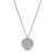 Pandora Silver Crystal Disc Necklace