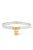 Kate Spade New York Gold + Silver Padlock Bangle – Gold