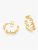 Kate Spade New York Gold Crystal Starfish Hoop Earrings – Gold