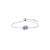 Swarovski Constella Blue Oval Reduce Rhodium Bracelet