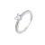 Argento Silver Center Form CZ Stone Ring – 62