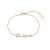 August Woods Gold Peridot CZ Oblong Bracelet – Gold