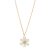 August Woods Gold Two-Tone Flower Pendant Necklace – Silver