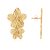 August Woods Gold Bloom Statement Floral Earrings – Gold