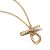 Pandora Gold Organically Formed Circles T-bar Necklace