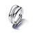 Pandora Silver Organically Formed Stacking Rings – 60