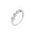 Argento Silver Clover Pavé Ring – 56