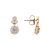 August Woods Gold Pave Crystal Stud Earrings – Gold