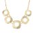 August Woods Gold Open Sq. Sparkle Necklace – Gold