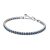 Pandora Silver Glowing Blue Tennis Bracelet