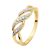 Diadema Womens – Ring – Prestige Jewelery – Diamonds – Yellow Gold – White – Size N