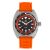 Shield Dreyer Mens Diver Strap Watch – Orange Stainless Steel – One Size