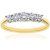 Diamant L’Eternel Womens Eternity Ring, 18ct Yellow Gold IJ/I Round Brilliant Certified Diamond 0.50ct Weight – Size N