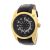 Heritor Automatic Mens Daniels Semi-Skeleton Leather-Band Watch – Gold Stainless Steel – One Size