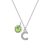 Pave Preliminary C Necklace with Birthstone Appeal Created with Zircondia® Crystals