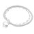 Rope Chain Middle Urn Ashes Bracelet – Silver