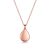 Teardrop Urn Ashes Necklace – Rose Gold