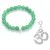 Om Inexperienced Aventurine Gemstone Attraction Bracelet