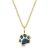 Paw Print Ashes Resin Pendant – Gold