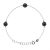 Diadema Womens – Trilogy Bracelet Pure White – Love Jewelry Collection – Black – One Size