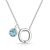 Preliminary O Necklace with Birthstone Attraction Created with Zircondia® Crystals