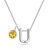 Preliminary U Necklace with Birthstone Allure Created with Zircondia® Crystals