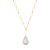 Valero Pearls Womens Necklace sterling silver yellow gold freshwater cultured white – Size 40cm