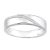 Diamant L’Eternel Womens 9ct White Gold with 0.05ct Diamond Eternity Ring – Size K