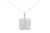 Diamant L’Eternel Womens 9ct White Gold Pendants With 0.07ct Diamond – One Size