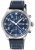 Gevril Mens Vaughn Chronograph Blue Leather Swiss Automatic ETA 7750 Watch – One Size