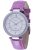 Johan Eric : ballrup WoMens silver watch.. – Pink Leather – One Size