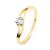 Diadema Womens – Ring – Prestige Jewelery – Diamonds – Yellow Gold – White – Size R